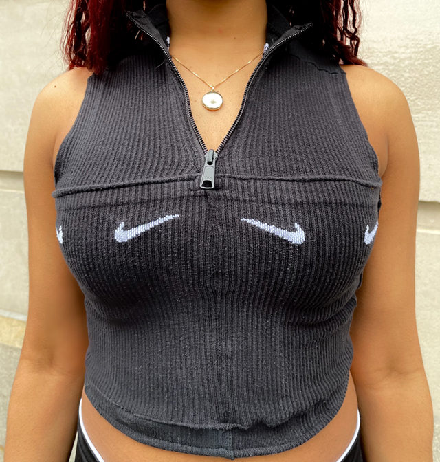 Reworked Nike Sock Quarter Zip up ShopxVanilla