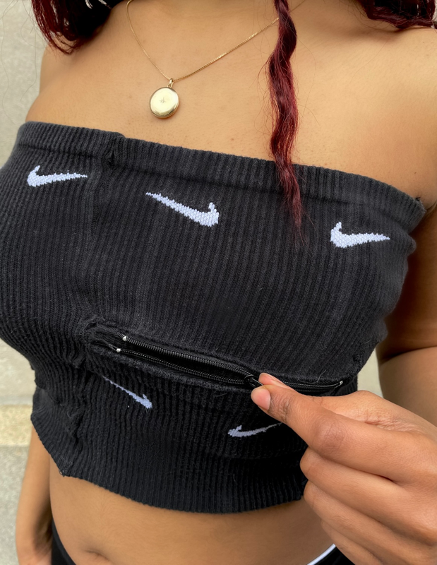 Nike bandeau top clearance